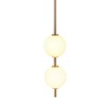 Lampa ścienna BERRY LED złoty biały 103 cm