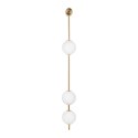 Lampa ścienna BERRY LED złoty biały 103 cm