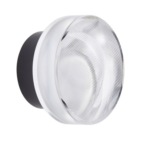 Lampa ścienna CARMELLO LED transparentna czarna 13,5 cm Lampa ścienna CARMELLO LED transparentna czarna 13,5 cm
