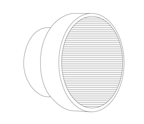 Lampa ścienna CARMELLO LED transparentna czarna 13,5 cm Lampa ścienna CARMELLO LED transparentna czarna 13,5 cm