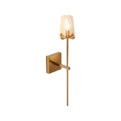 Lampa ścienna CLASSICO złota szklany klosz 62 cm Lampa ścienna CLASSICO złota szklany klosz 62 cm