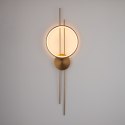 Lampa ścienna ECLIPTICA LED złota 100 cm