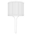 Lampa ścienna SERGIO-1 złota 40 cm