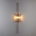 Lampa ścienna SERGIO-2 złota 90 cm