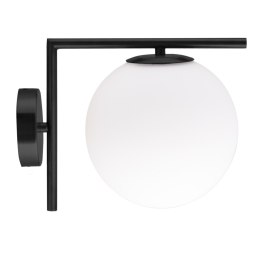 Lampa ścienna SOLARIS czarna 22 cm