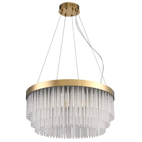 Lampa wisząca GLORIA LED kryształowa złota 60 cm Lampa wisząca GLORIA LED kryształowa złota 60 cm