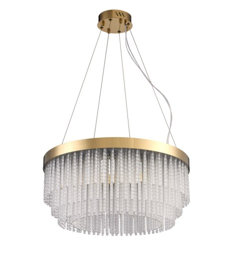 Lampa wisząca GLORIA LED kryształowa złota 60 cm Lampa wisząca GLORIA LED kryształowa złota 60 cm
