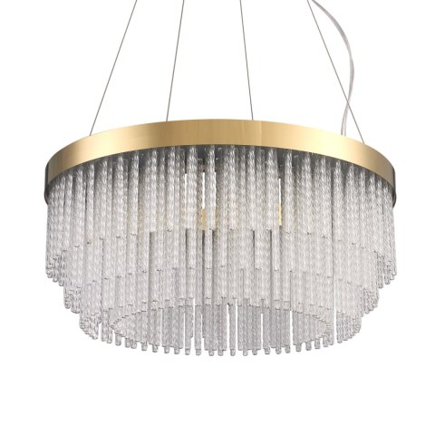 Lampa wisząca GLORIA LED kryształowa złota 60 cm Lampa wisząca GLORIA LED kryształowa złota 60 cm