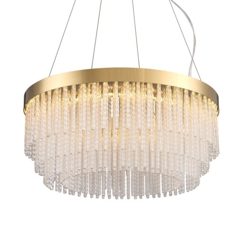 Lampa wisząca GLORIA LED kryształowa złota 60 cm Lampa wisząca GLORIA LED kryształowa złota 60 cm