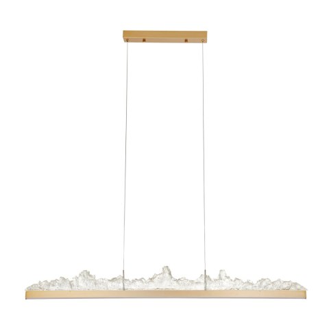 Lampa wisząca MONTANA LONG LED złota 125 cm Lampa wisząca MONTANA LONG LED złota 125 cm