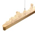 Lampa wisząca MONTANA LONG LED złota 125 cm
