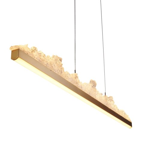 Lampa wisząca MONTANA LONG LED złota 125 cm Lampa wisząca MONTANA LONG LED złota 125 cm