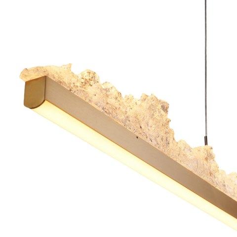 Lampa wisząca MONTANA LONG LED złota 125 cm Lampa wisząca MONTANA LONG LED złota 125 cm