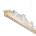Lampa wisząca MONTANA LONG LED złota 125 cm