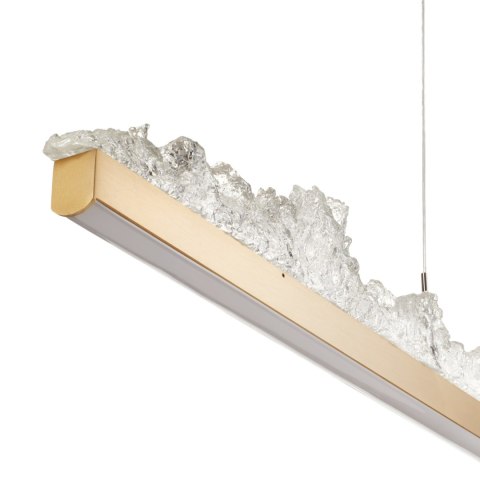 Lampa wisząca MONTANA LONG LED złota 125 cm Lampa wisząca MONTANA LONG LED złota 125 cm