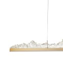 Lampa wisząca MONTANA LONG LED złota 125 cm