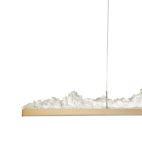 Lampa wisząca MONTANA LONG LED złota 125 cm Lampa wisząca MONTANA LONG LED złota 125 cm