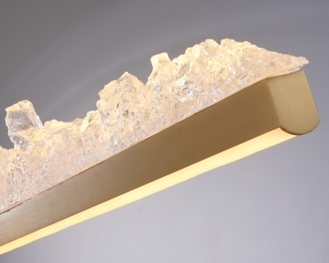 Lampa wisząca MONTANA LONG LED złota 125 cm Lampa wisząca MONTANA LONG LED złota 125 cm