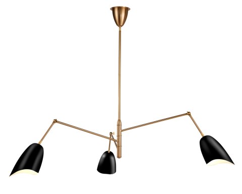 Lampa wisząca RAGNO czarna 150 cm Lampa wisząca RAGNO czarna 150 cm