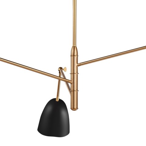 Lampa wisząca RAGNO czarna 150 cm Lampa wisząca RAGNO czarna 150 cm