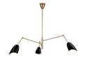 Lampa wisząca RAGNO czarna 150 cm