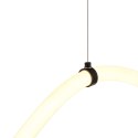 Lampa wisząca SNAKE LED wąż ledowy czarna 300 cm