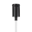 Lampa wisząca SNAKE LED wąż ledowy czarna 300 cm
