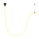 Lampa wisząca SNAKE LED wąż ledowy czarna 300 cm