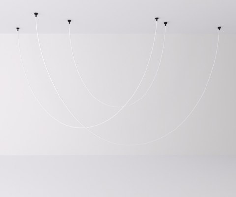 Lampa wisząca SNAKE LED wąż ledowy czarna 400 cm Lampa wisząca SNAKE LED wąż ledowy czarna 400 cm