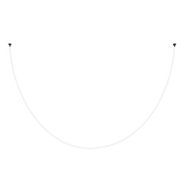 Lampa wisząca SNAKE LED wąż ledowy czarna 500 cm