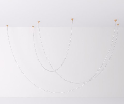 Lampa wisząca SNAKE LED wąż ledowy złota 300 cm Lampa wisząca SNAKE LED wąż ledowy złota 300 cm