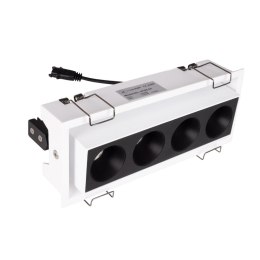 MAXLIGHT H180.04 OPRAWA WPUSTOWA MODULAR, DO SKOMPLETOWANIA Z MODUŁEM HM180 I TRAFO HT180