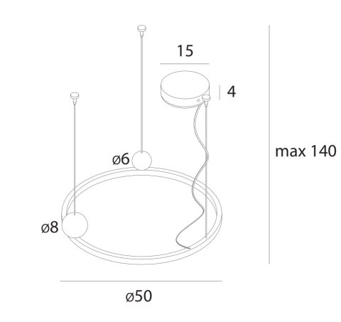 MAXLIGHT P0613 LAMPA WISZĄCA SOLARIS MAXLIGHT P0613 LAMPA WISZĄCA SOLARIS