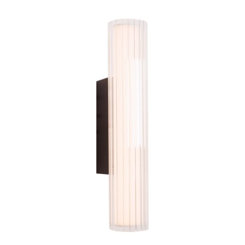 MAXLIGHT W0363 KINKIET FAYETTE 31CM 6W IP44 3000K CZARNY MAXLIGHT W0363 KINKIET FAYETTE 31CM 6W IP44 3000K CZARNY
