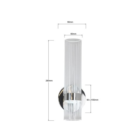 Kinkiet Ambiente chrom LED CCT Kinkiet Ambiente chrom LED CCT