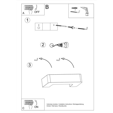 Kinkiet ceramiczny MAGNET