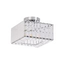 Kwadratowy plafon Vetro chrom 1xE27