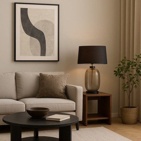 Lampa stołowa Amur dymna 1xE27 Lampa stołowa Amur dymna 1xE27