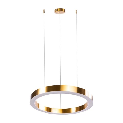 Lampa wisząca CIRCLE 60+60 LED mosiądz na 1 podsufitce Lampa wisząca CIRCLE 60+60 LED mosiądz na 1 podsufitce