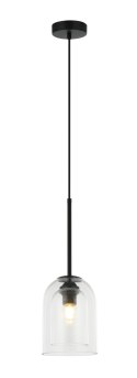 Lampa wisząca Elaris transparentna 1xE27