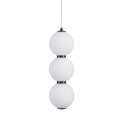 Lampa wisząca PERLA LED czarna 12 cm
