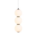 Lampa wisząca PERLA LED czarna 12 cm