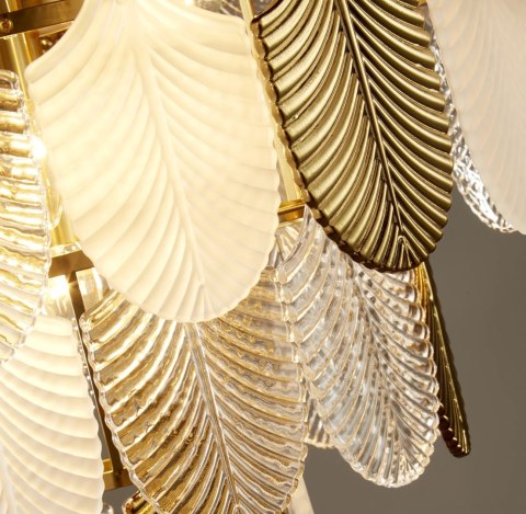 Lampa wisząca SECRET biało złota 80 cm Lampa wisząca SECRET biało złota 80 cm