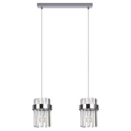 Lampa wisząca Vetro chrom 2xE14