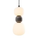 MAXLIGHT P0629 LAMPA WISZACA MODERN 13W, OPAL + DARK GREY