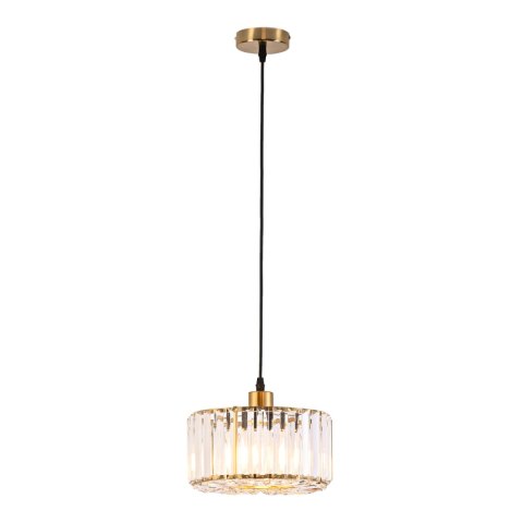 Okrągła lampa wisząca Vetro Złota1xE27 Okrągła lampa wisząca Vetro Złota1xE27