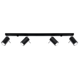 Plafon RING 4L czarny