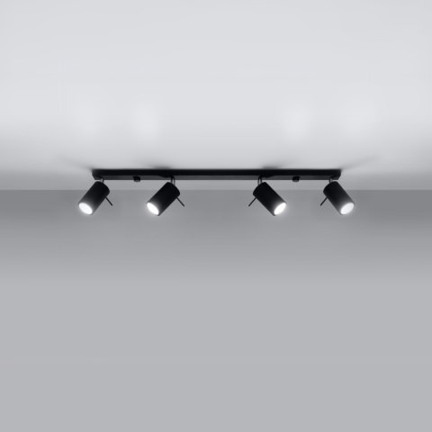 Plafon RING 4L czarny Plafon RING 4L czarny