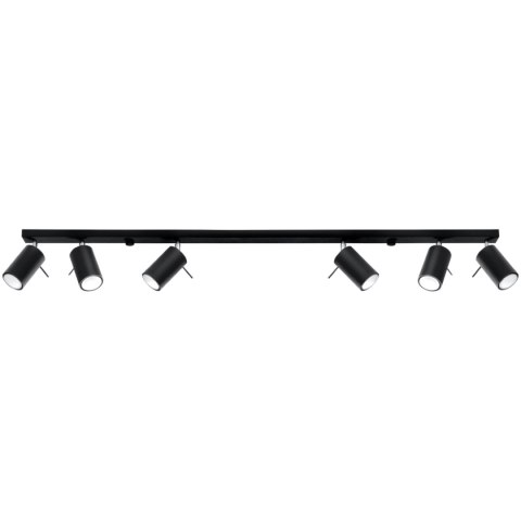 Plafon RING 6L czarny Plafon RING 6L czarny