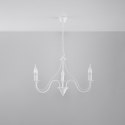Żyrandol MINERWA 3 biały